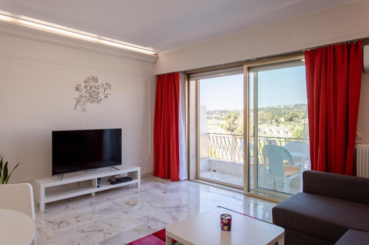 Superb Apartment With Terrace And Sea View Near Beaches And City Center Cagnes-sur-Mer Buitenkant foto